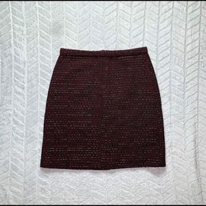 Massimo Dutti High Waist Tweed Pencil Skirt Size 2